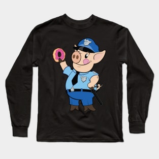 Police Pig Long Sleeve T-Shirt